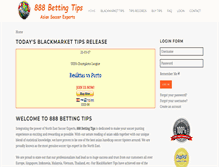 Tablet Screenshot of 888bettingtips.com
